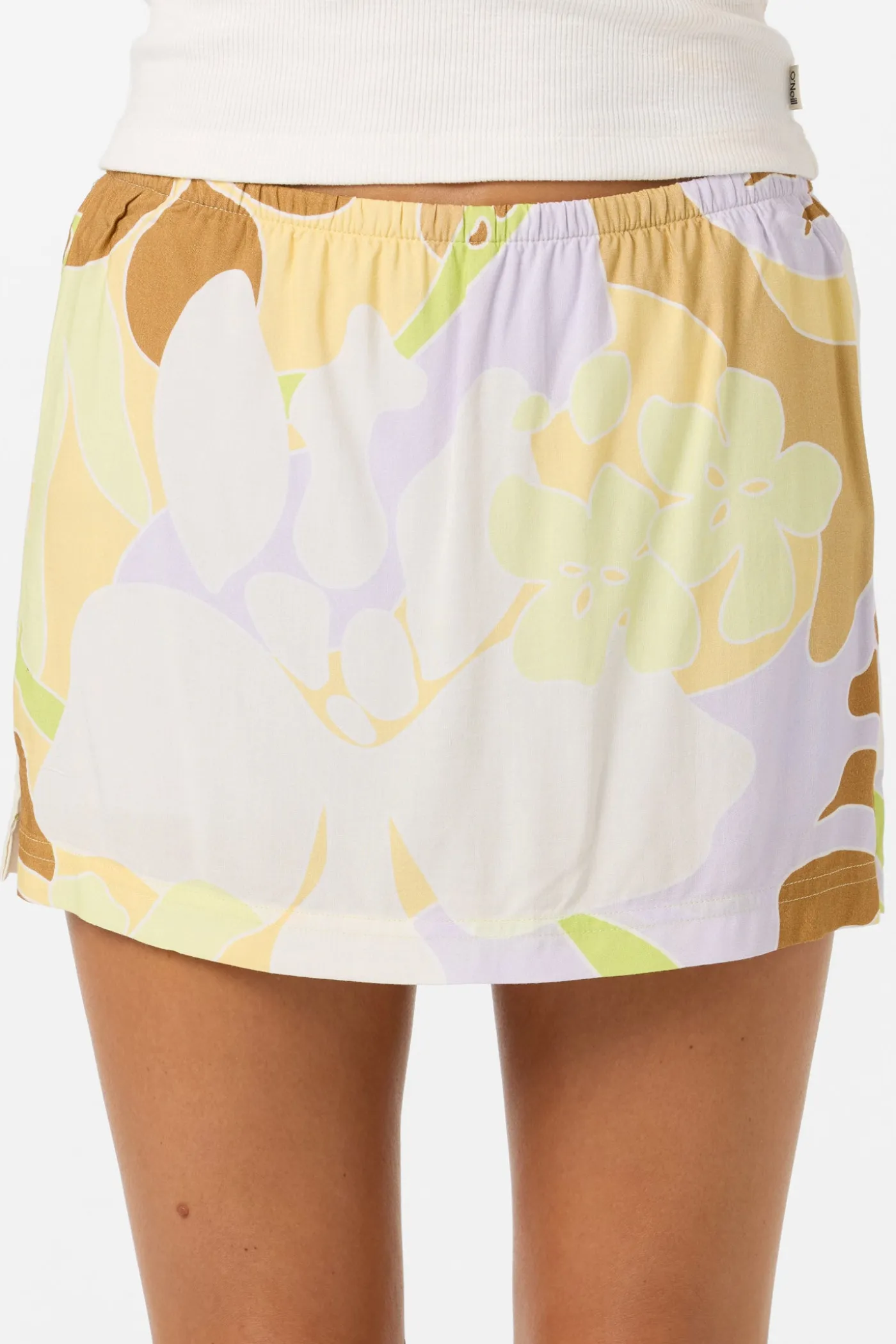Alyssa Leah Tropical Woven Short Skirt