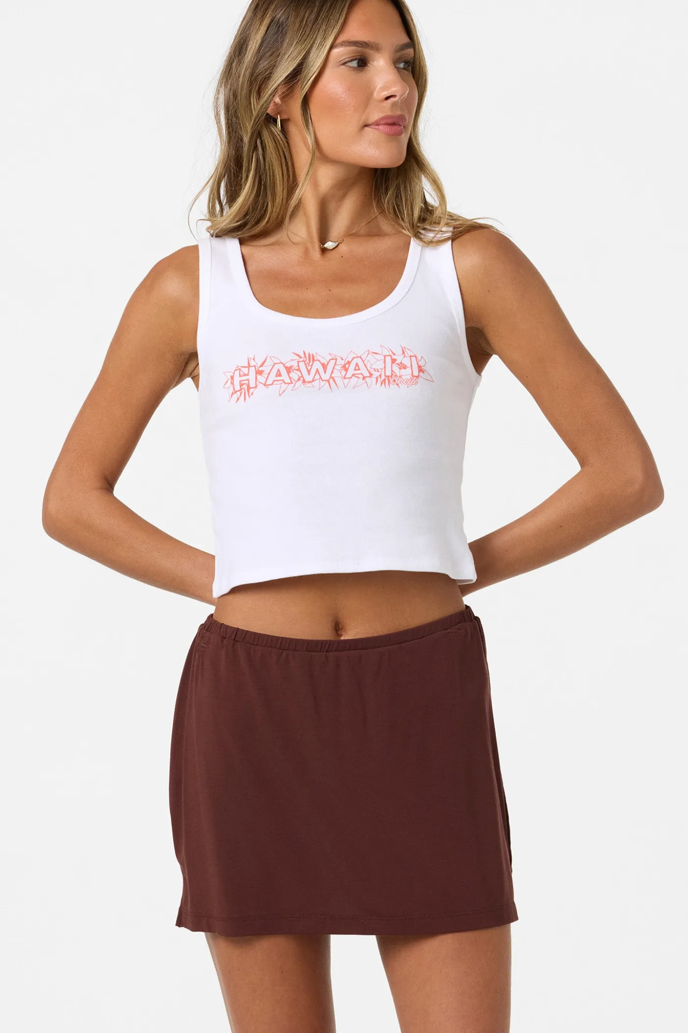 Alyssa Solid Knit Short Skirt