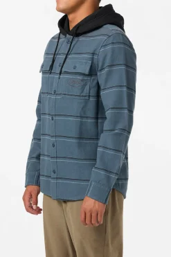 Archer Hooded Flannel Standard Fit Long Sleeve Shirt