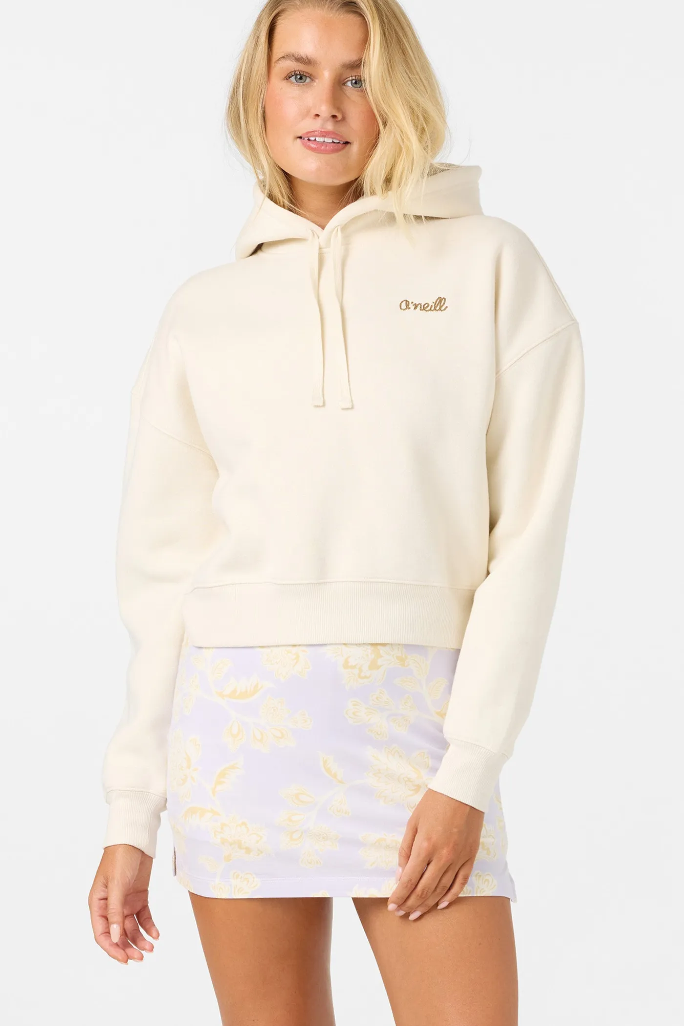 Arden Cropped Hoodie Pullover Fleece