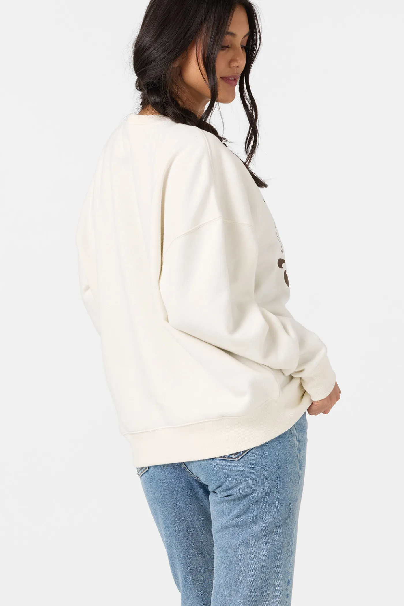 Ariah Hawaii Oversized Crew Neck Fleece