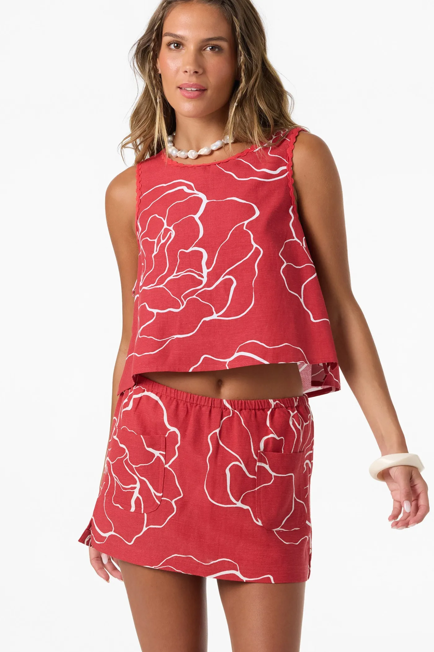 Athena Floral Top