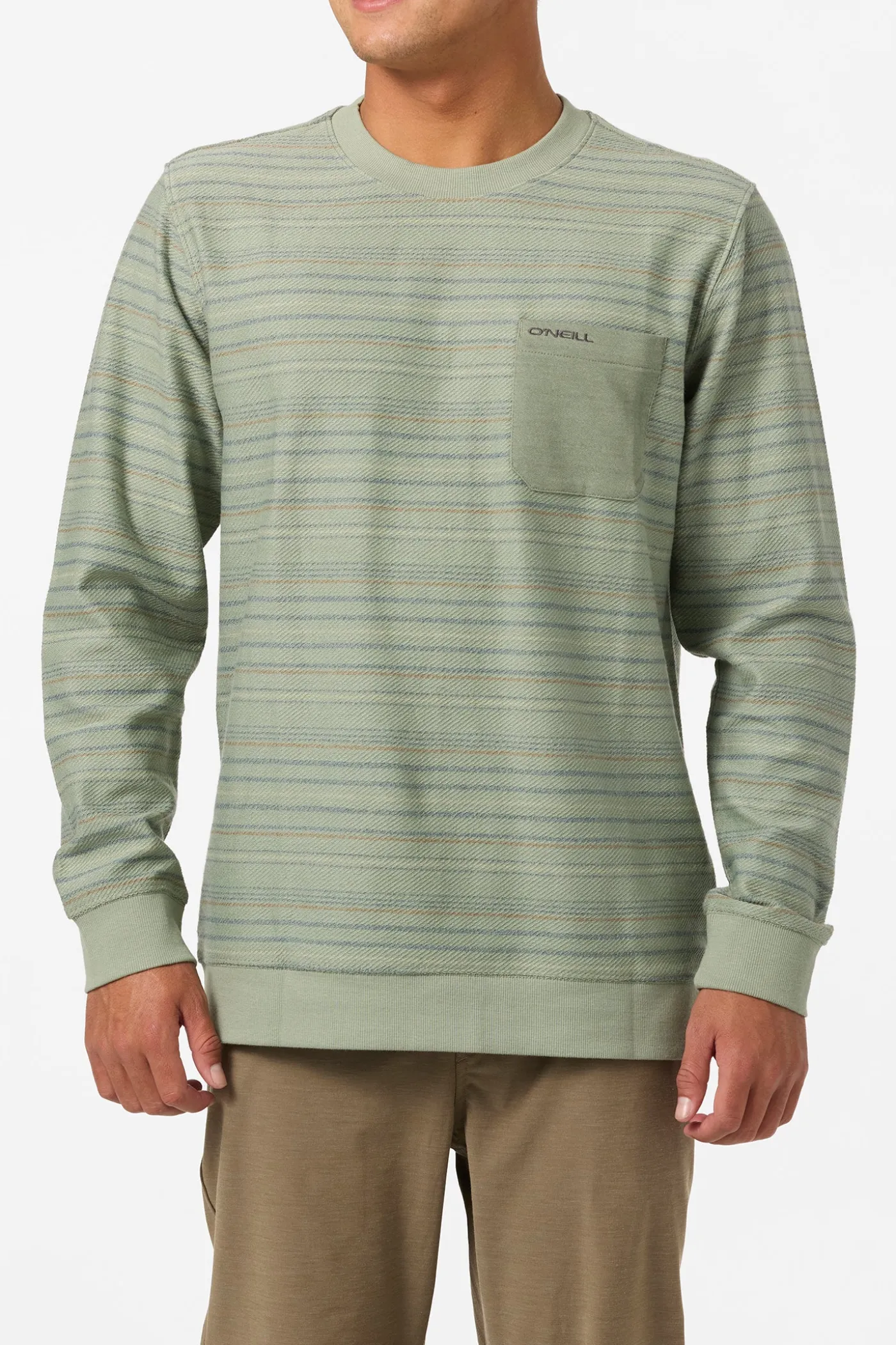 Bavaro Blocked Crew Neck Fleece