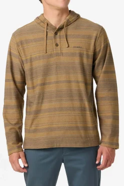 Bavaro Stripe Poncho Pullover Fleece
