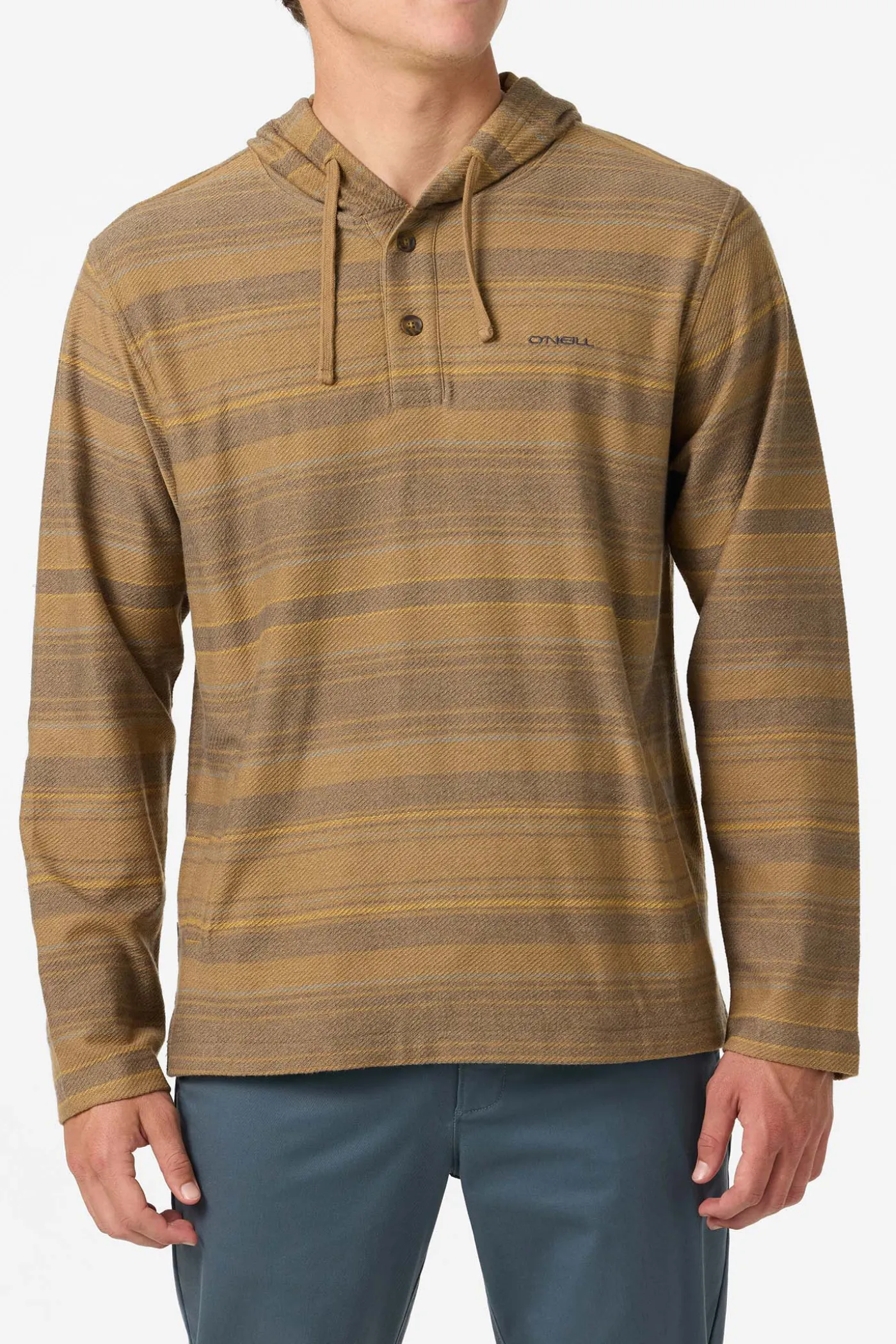 Bavaro Stripe Poncho Pullover Fleece