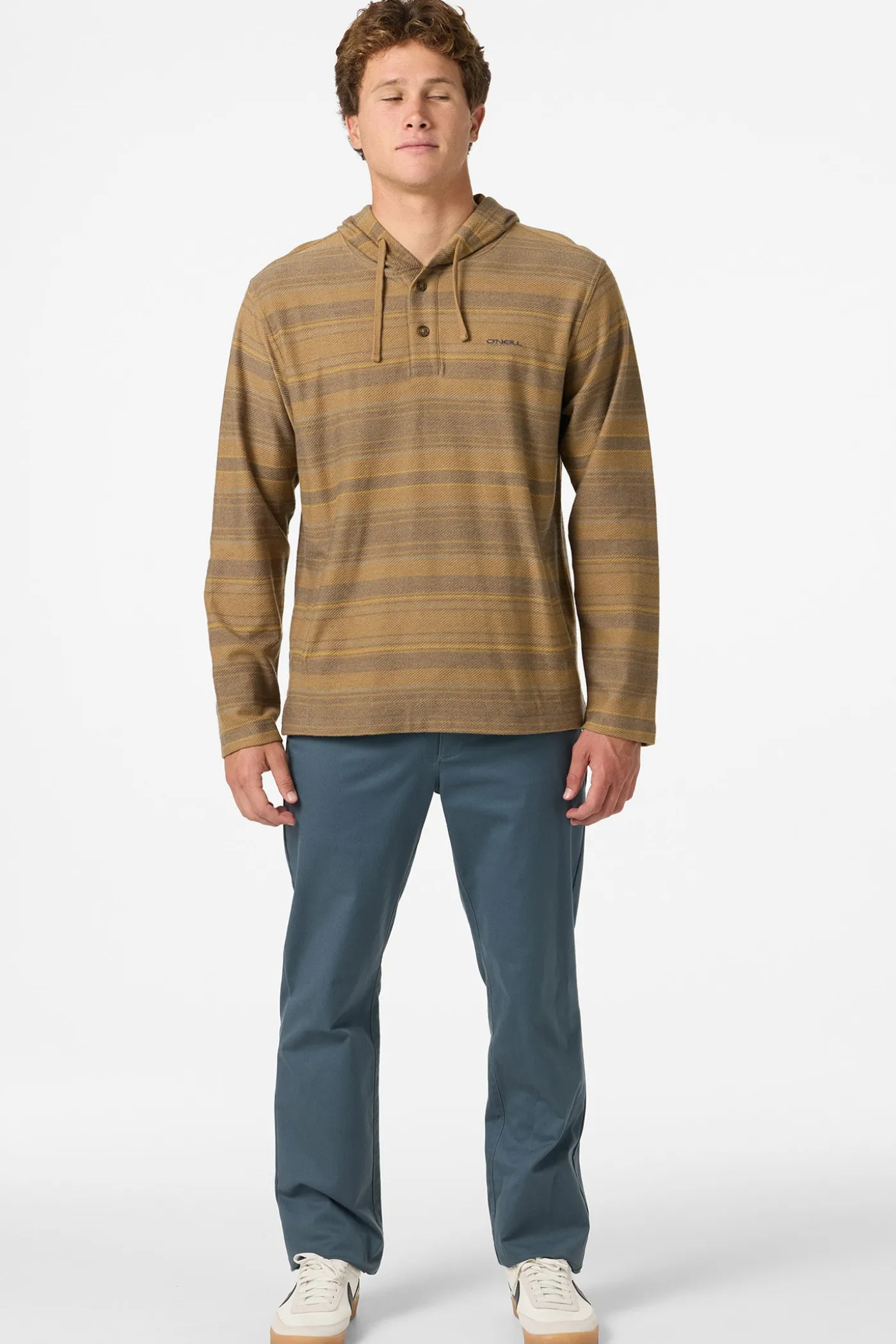 Bavaro Stripe Poncho Pullover Fleece