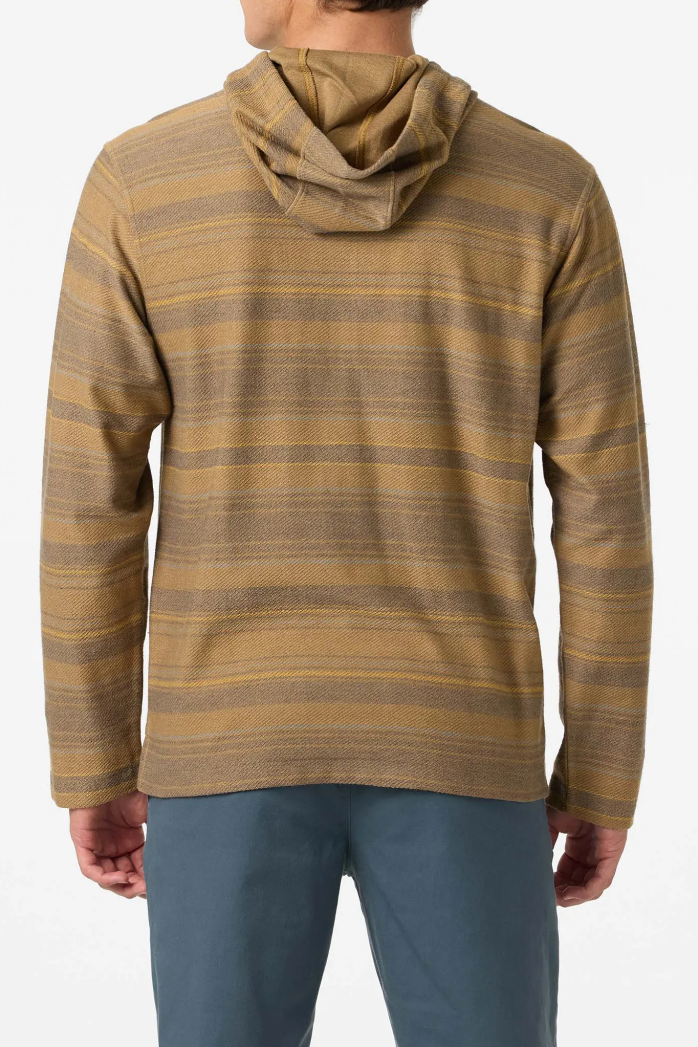 Bavaro Stripe Poncho Pullover Fleece