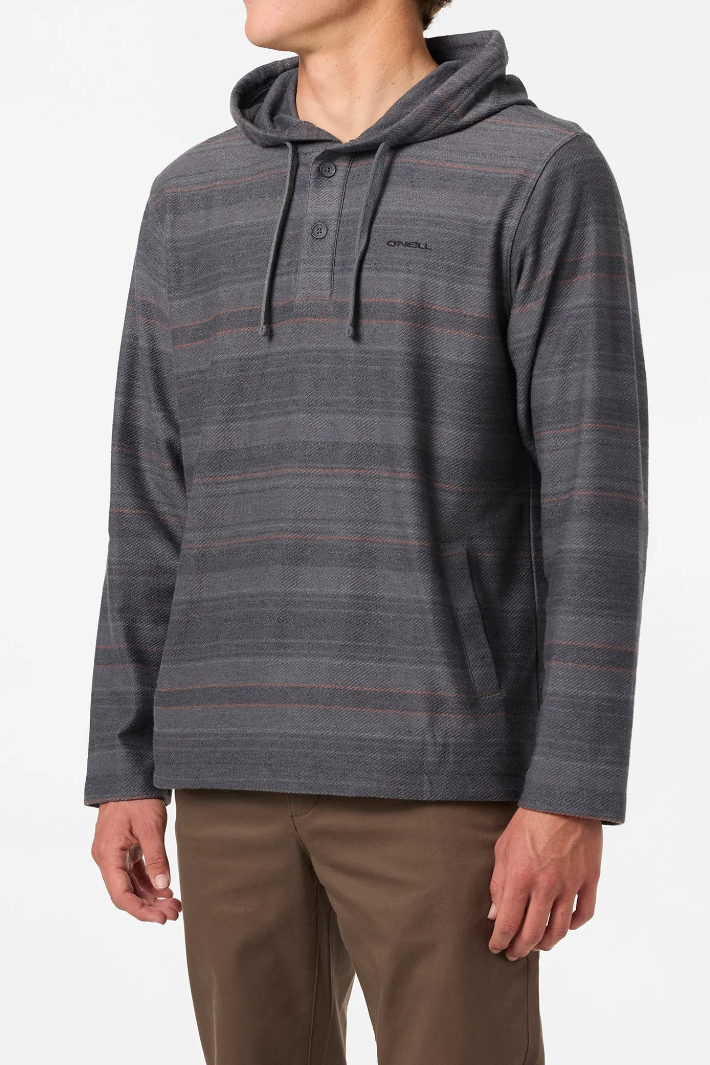 Bavaro Stripe Poncho Pullover Fleece