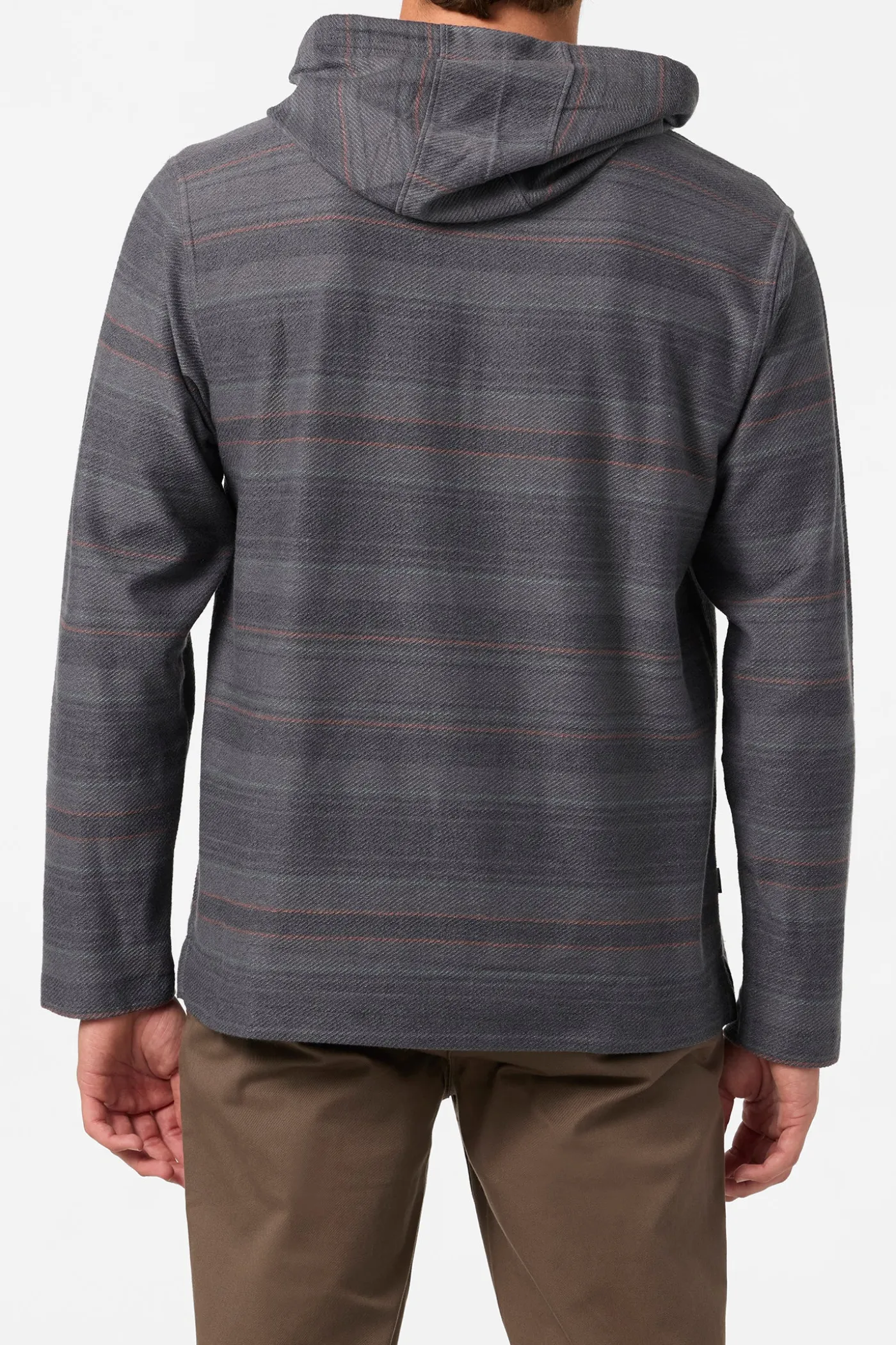 Bavaro Stripe Poncho Pullover Fleece