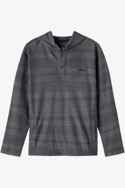 Boy's Bavaro Stripe Poncho Pullover Fleece