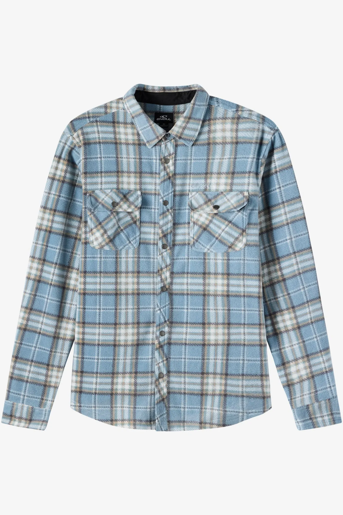 Boy's Glacier Plaid Superfleece Long Sleeve Shirt