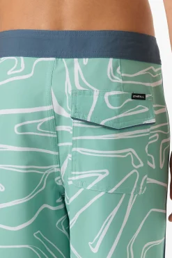 Boy's Hyperfreak Mysto Scallop 17" Boardshorts