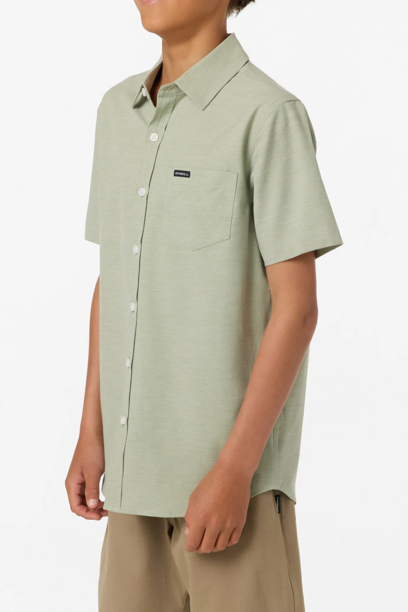 Boy's Light Check Standard Fit Woven Shirt