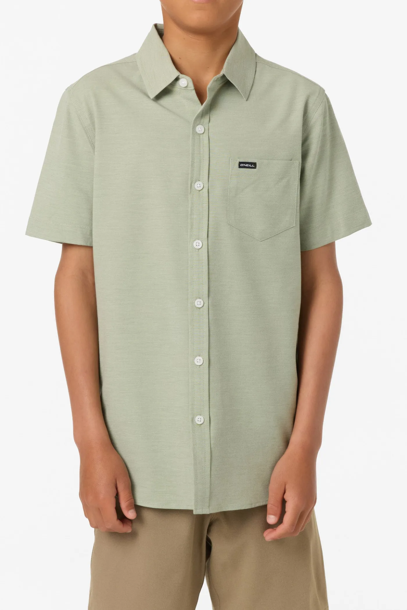 Boy's Light Check Standard Fit Woven Shirt