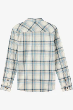 Boy's Redmond Plaid Flannel Long Sleeve Shirt