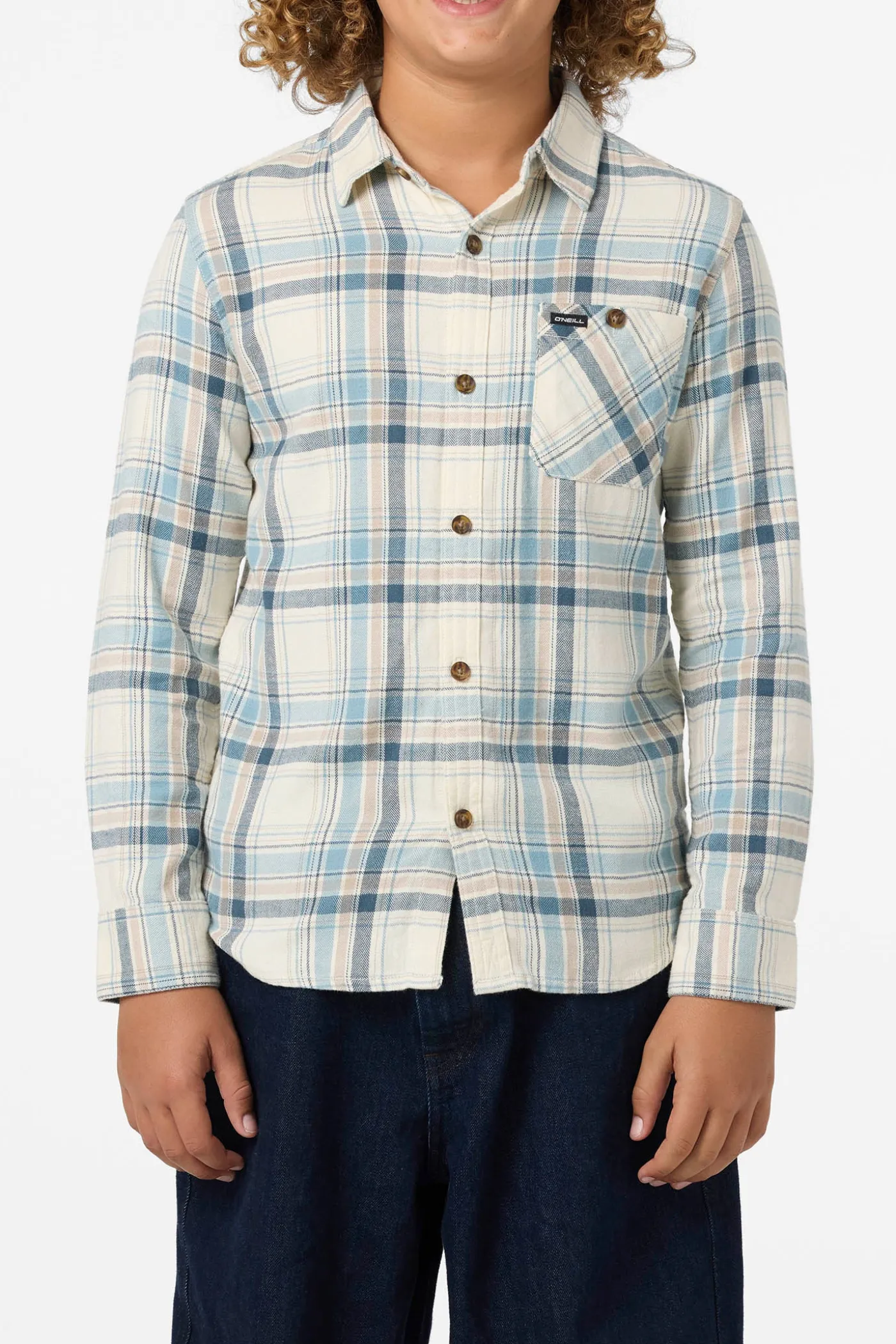 Boy's Redmond Plaid Flannel Long Sleeve Shirt