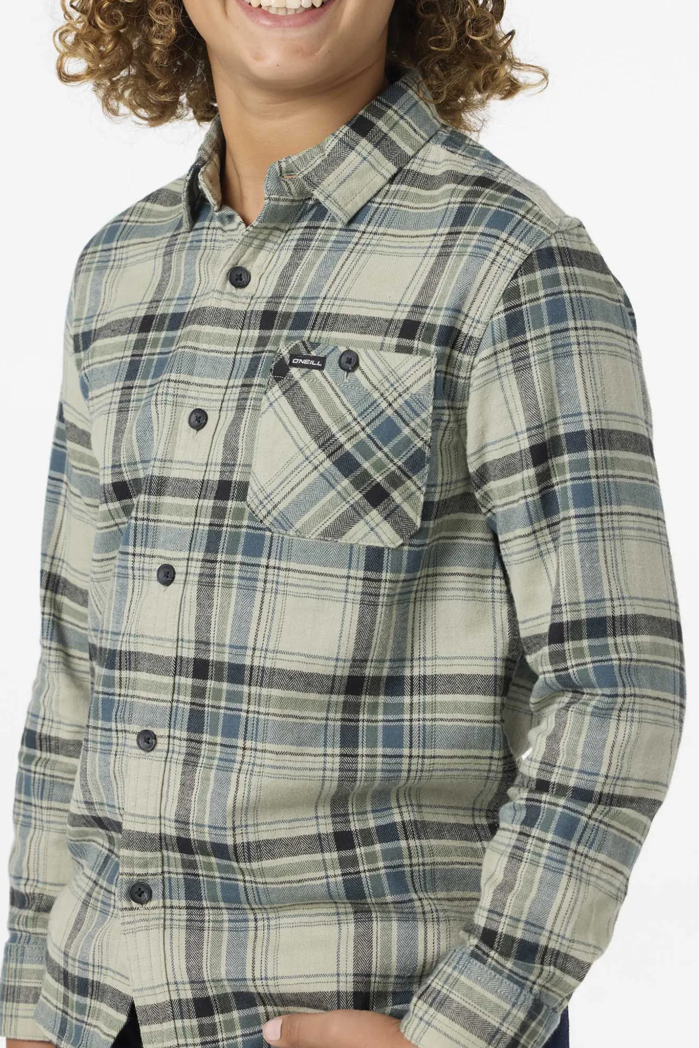 Boy's Redmond Plaid Flannel Long Sleeve Shirt