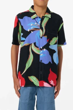 Boy's Relaxed Woven Camp Shirt