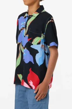 Boy's Relaxed Woven Camp Shirt