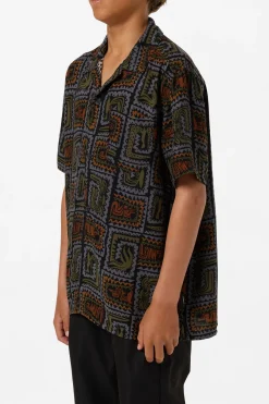 Boy's Relaxed Woven Camp Shirt