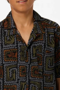 Boy's Relaxed Woven Camp Shirt