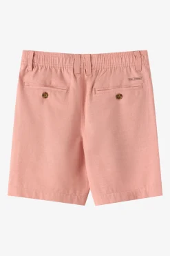 Boy's Reserve Light Check Elastic Waist 16" Hybrid Shorts