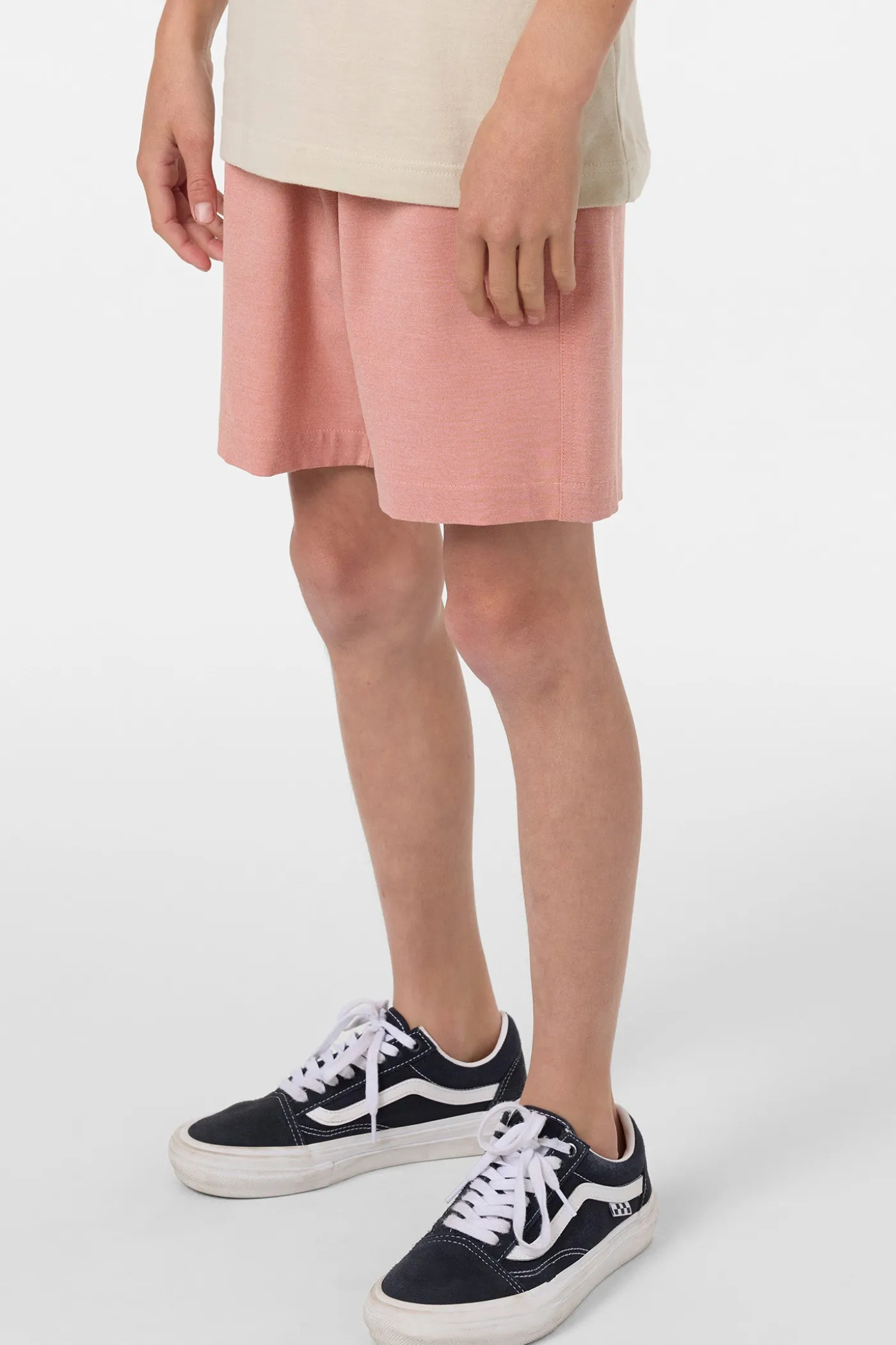 Boy's Reserve Light Check Elastic Waist 16" Hybrid Shorts