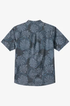 Boy's UPF Slub Standard Woven Shirt Button