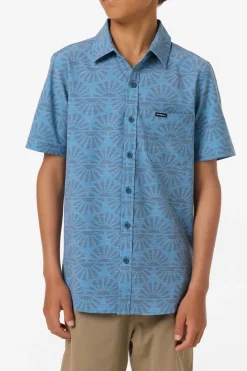 Boy's UPF Slub Standard Woven Shirt