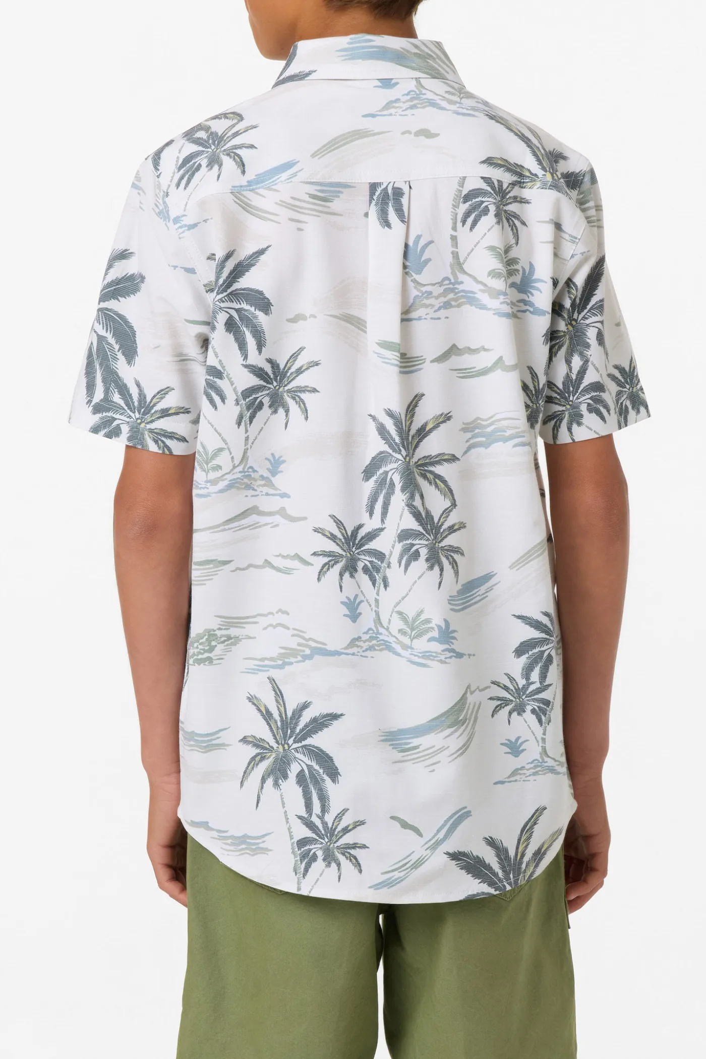 Boy's UPF Slub Standard Woven Shirt