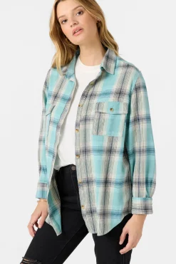 Brooks Flannel Long Sleeve Top