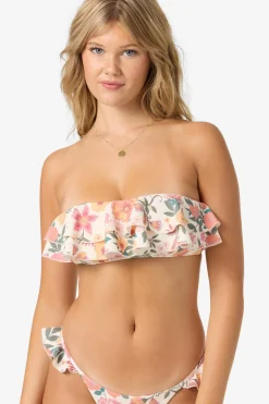 Camellia Floral Diaz Bandeau Top