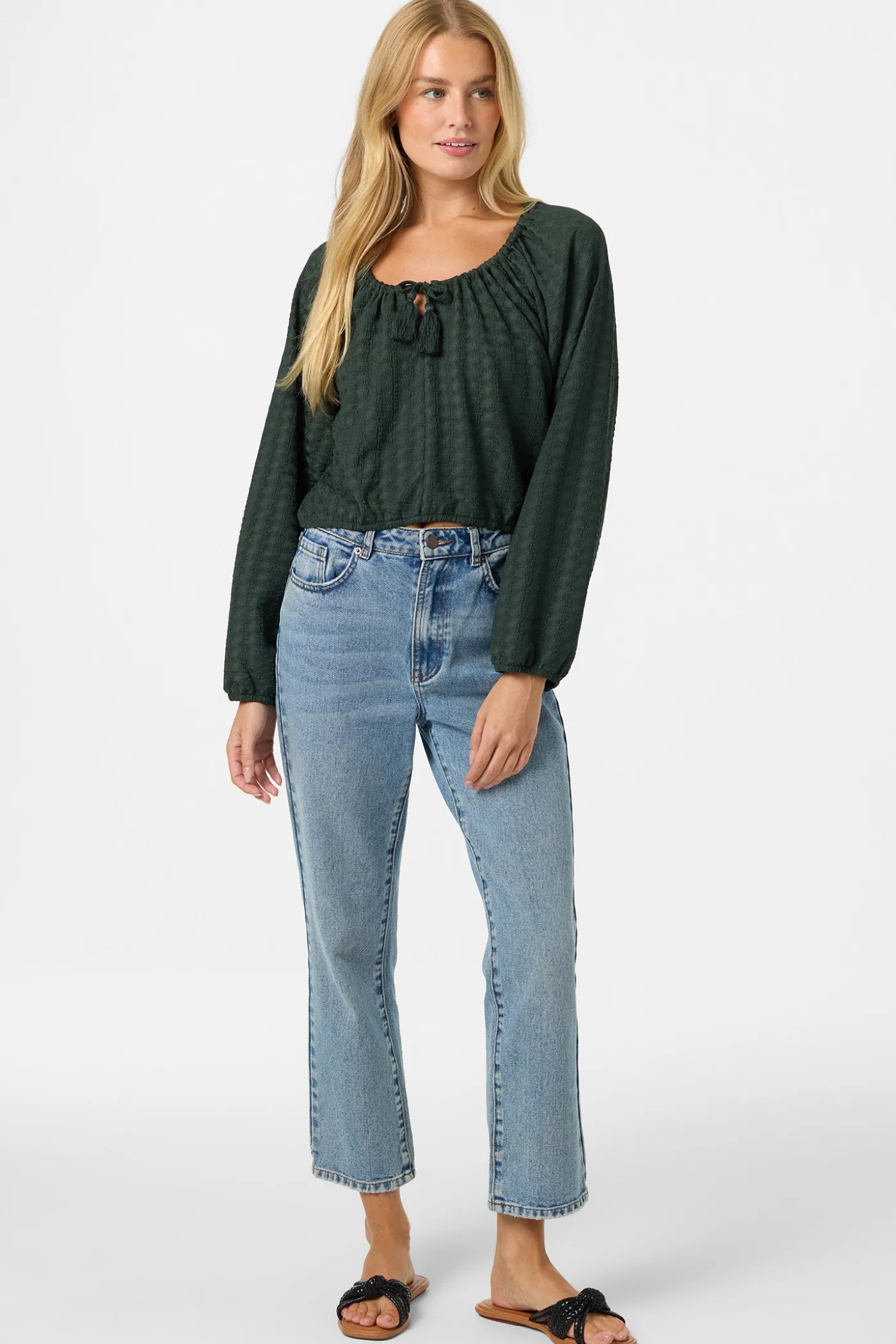 Cami Knit Long Sleeve Top