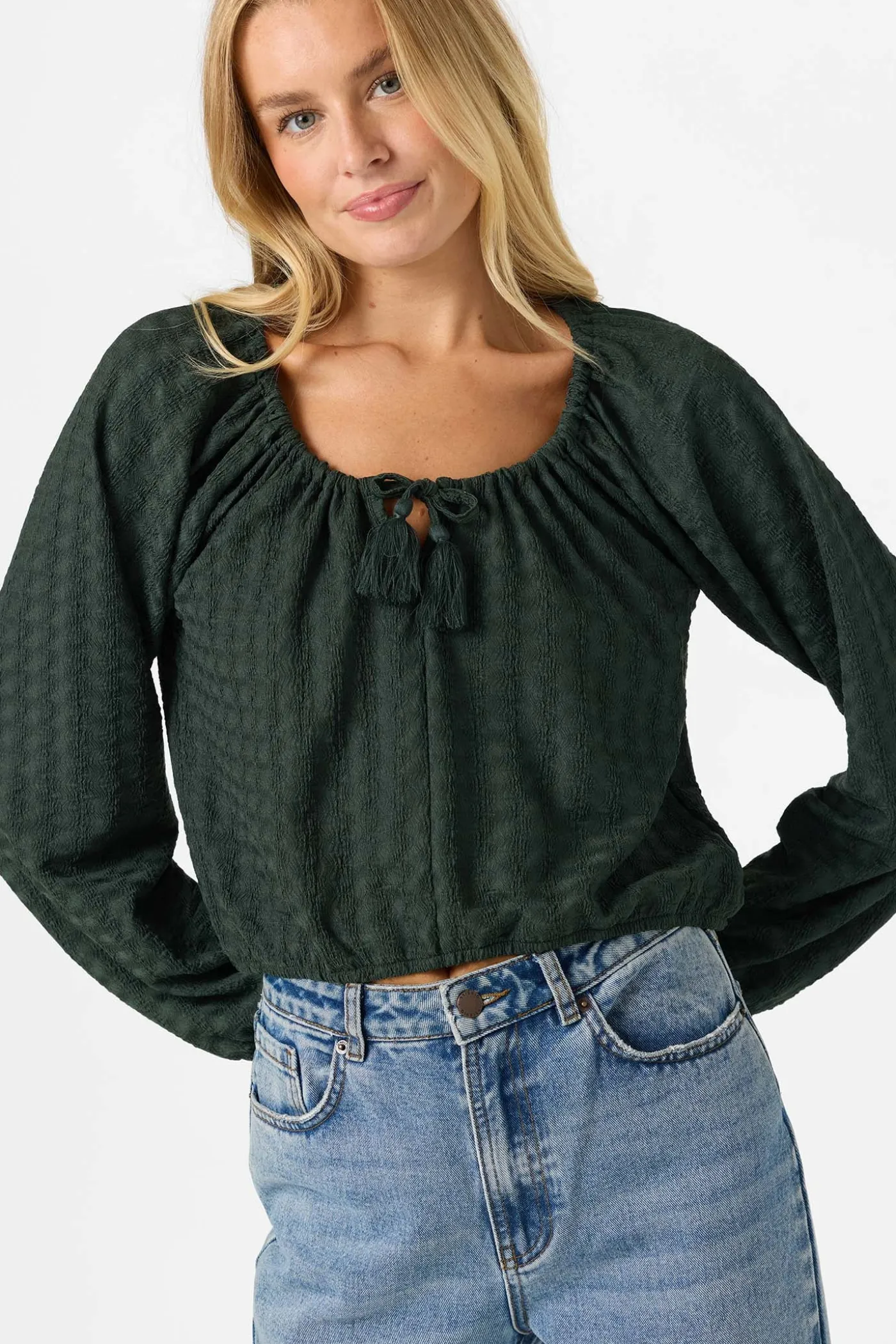 Cami Knit Long Sleeve Top
