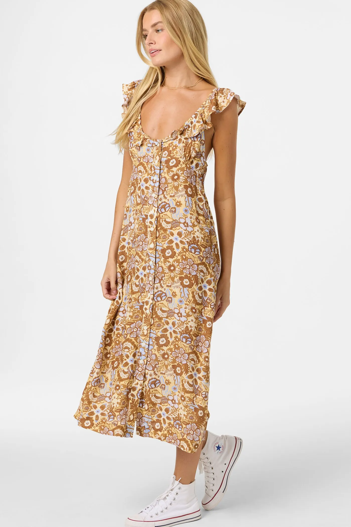 Carrington Izabelle Floral Midi Dress