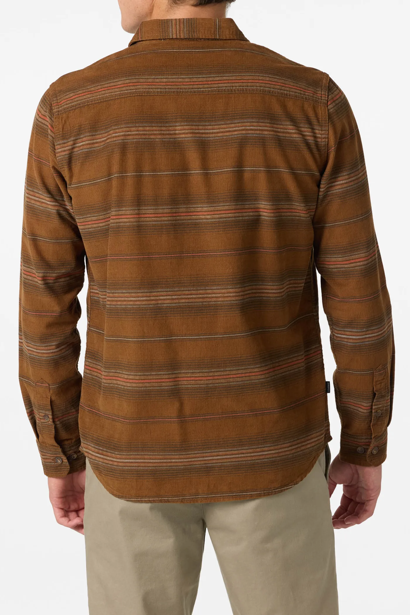 Caruso Stripe Cord Standard Fit Long Sleeve Shirt
