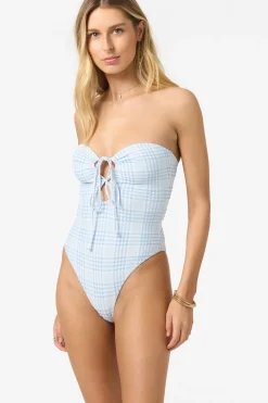 Catamaran Plaid Poolside One-Piece