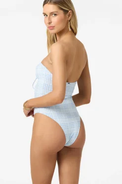 Catamaran Plaid Poolside One-Piece