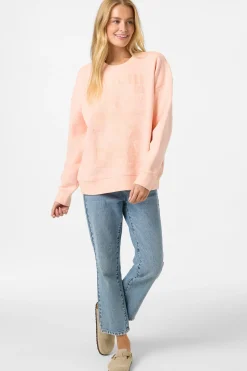 Chore Break Oversized Crew Neck Fleece
