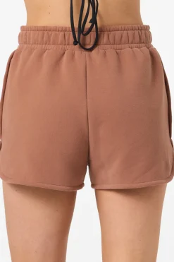 Chore Break Scallop Fleece Lounge Shorts