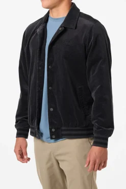 Cowell Cord Bomber Varsity Jacket