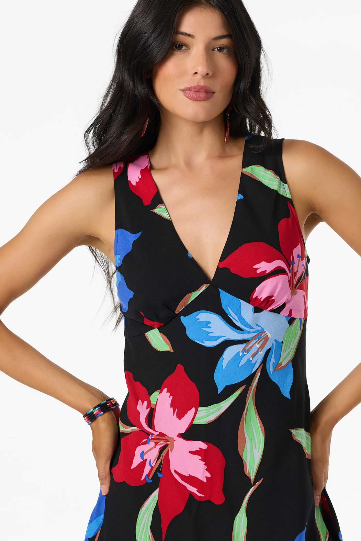 Eloise Floral Short Dress