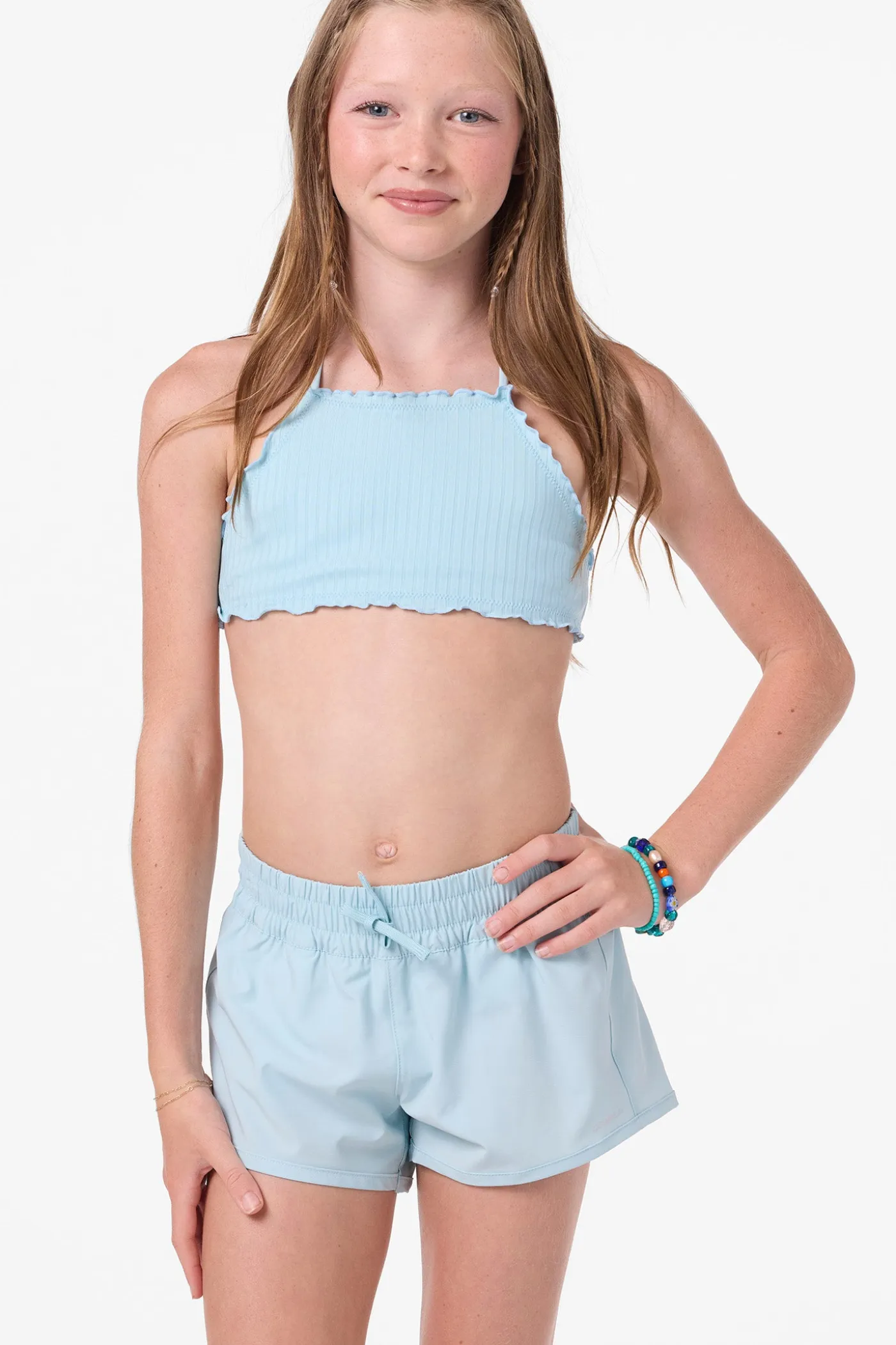 Girl's Balboa 2" Board Elastic Boardshorts