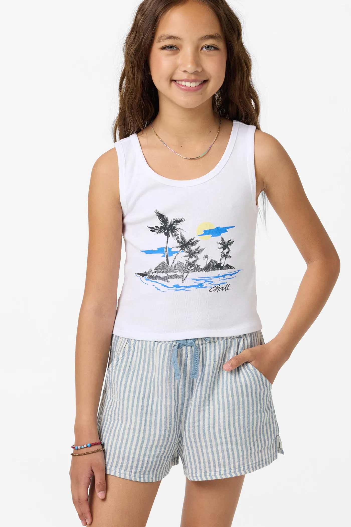 Girl's Brenda Stripe Shorts