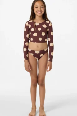 Girl's Camila Shell Long Sleeve Crop Top Set