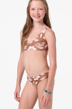 Girl's Nomad Floral Fixed Bralette Set