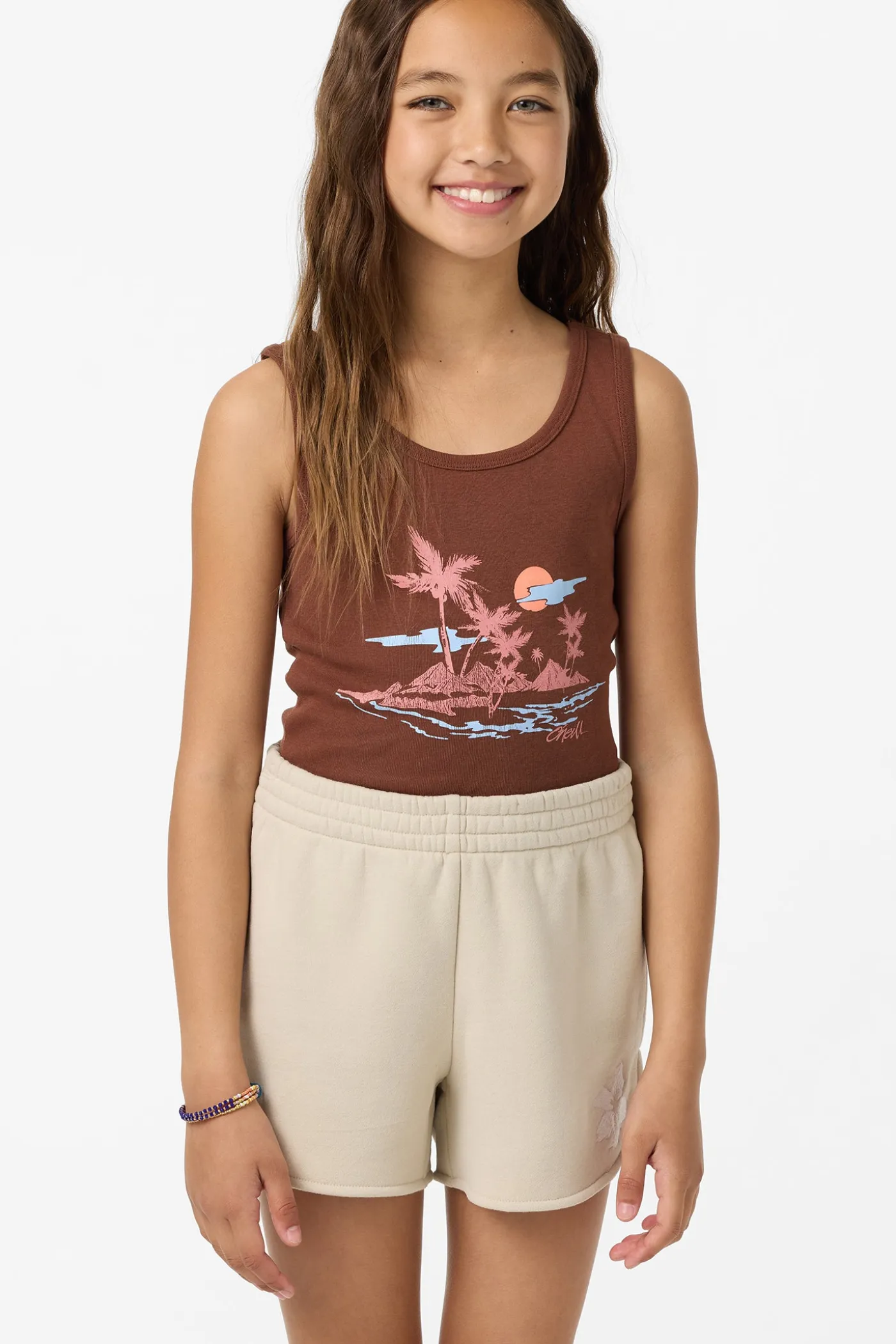 Girl's Tropic Melt Scallop Lounge Shorts