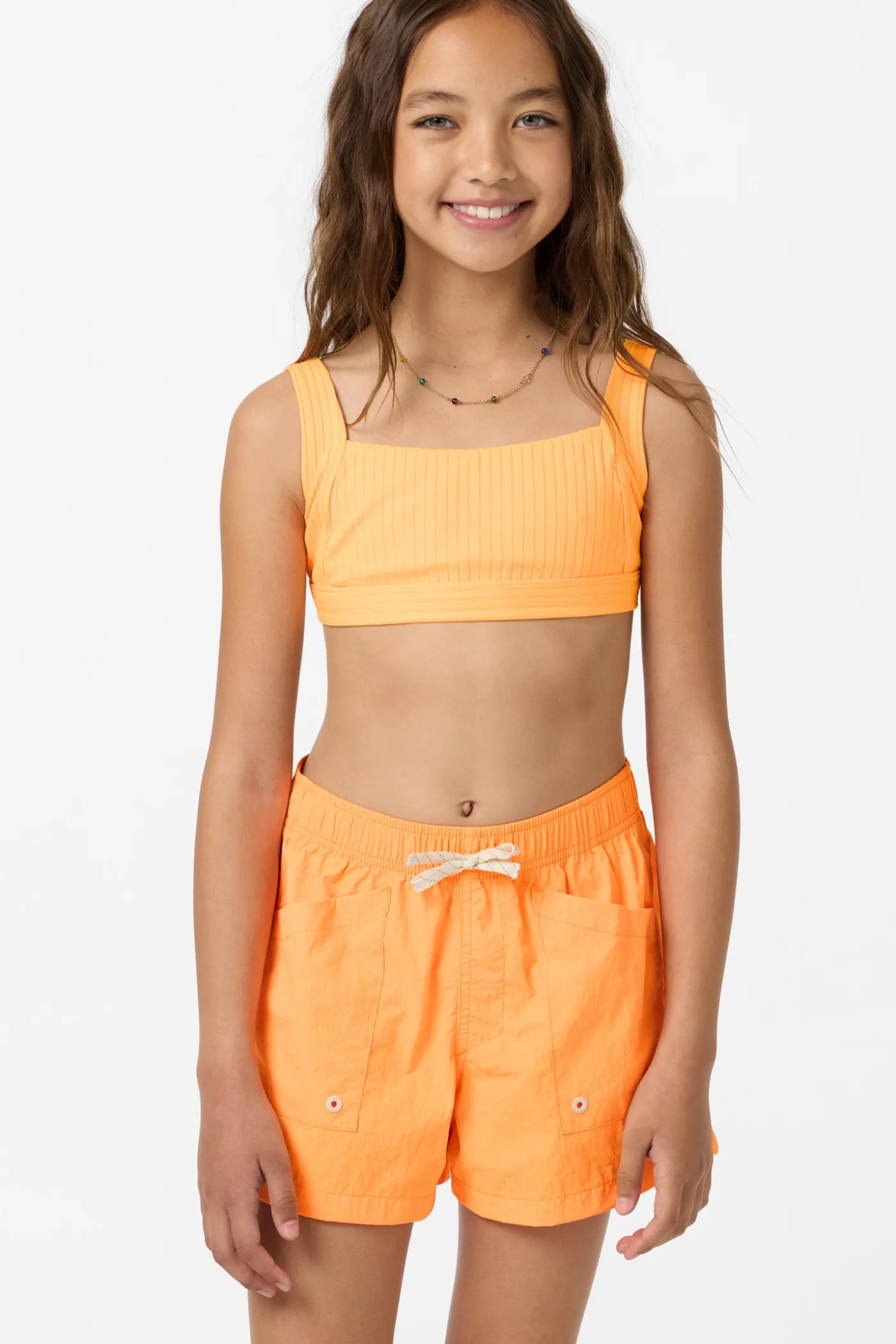 Girl's Wedge 3" Elastic Boardshorts