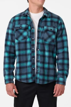 Glacier Plaid Superfleece Long Sleeve Shirt
