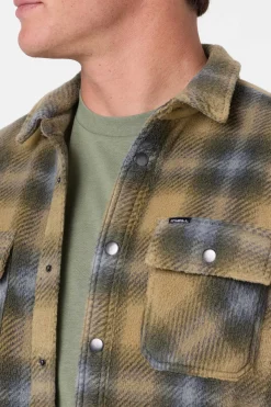 Glacier Plaid Superfleece Long Sleeve Shirt